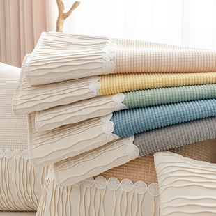 毛绒沙发垫秋冬季新款加厚防滑坐垫子客厅沙发罩盖布巾定制