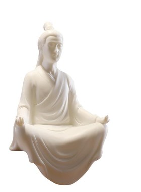 泥无界 创意张三丰陶瓷 人物办公桌茶桌家居软装饰工艺品