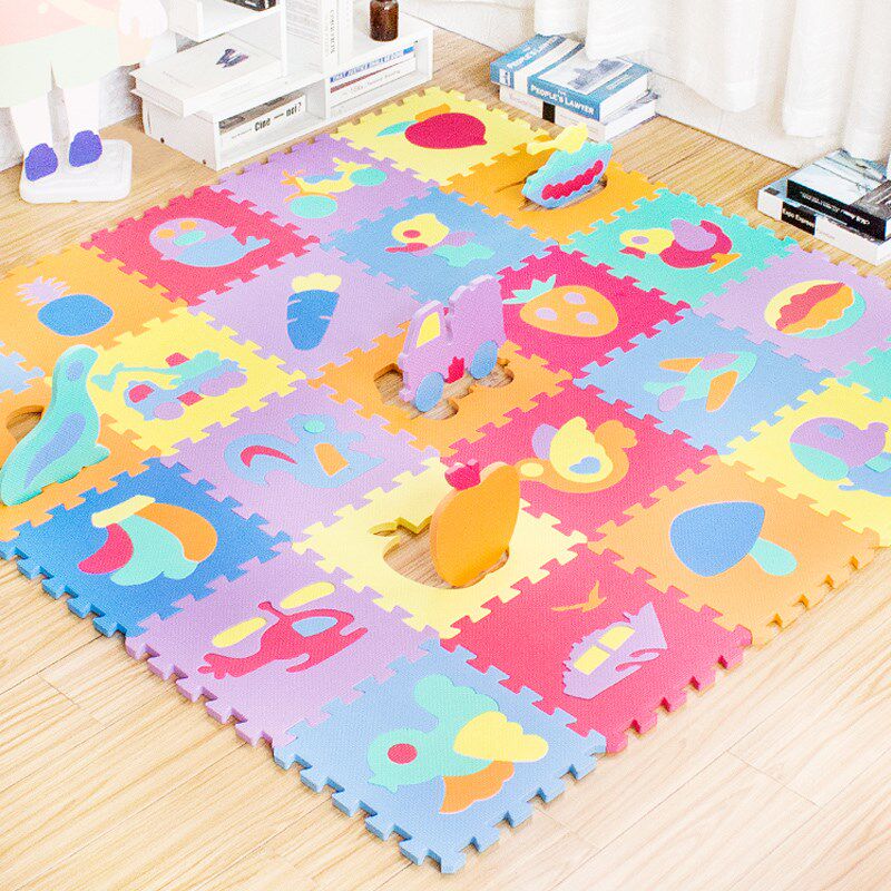 环保益智拼图泡沫地垫无毒无味数字字母加厚拼接垫儿童游戏爬爬垫