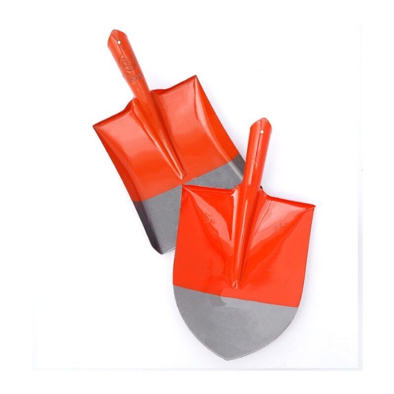 谨途米木柄锹防汛抗洪铁锹除雪铲锰钢淬火橘红铁锹大号方锹含,农机/农具/农膜,锹,淘宝优惠券,粉丝福利购,淘宝优惠卷