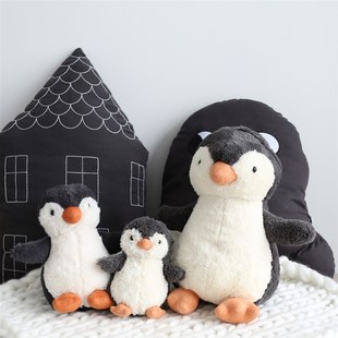 超柔软毛绒企鹅公仔娃娃儿童安抚娃娃企鹅宝宝丑萌少女玩偶
