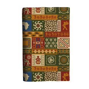 古埃及文创手绘拼纹颜值笔记本活页布艺书皮手帐本保护