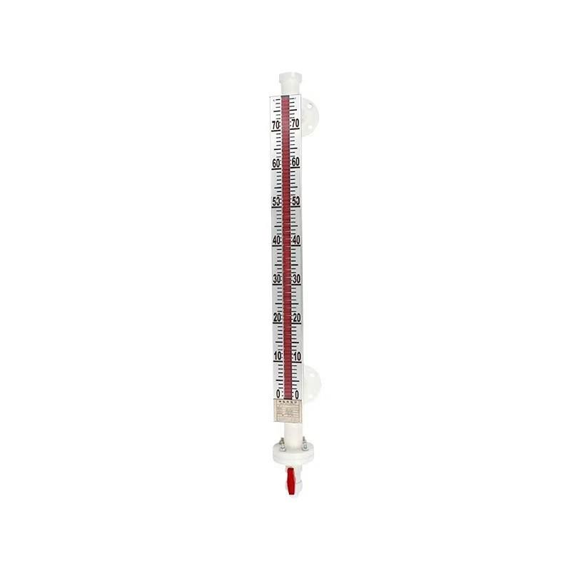 保温夹套 磁浮子PTFE磁翻板液位计带4-20mA可远传控制UHZ-58/CG