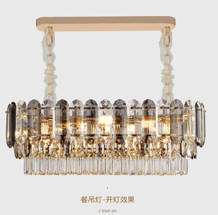 后现代轻奢水晶吊灯客厅灯卧室餐厅led灯饰灯具