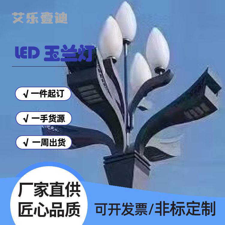 中华灯灯罩景观灯12米led庭院灯户外中国结路灯灯笼广场玉兰灯
