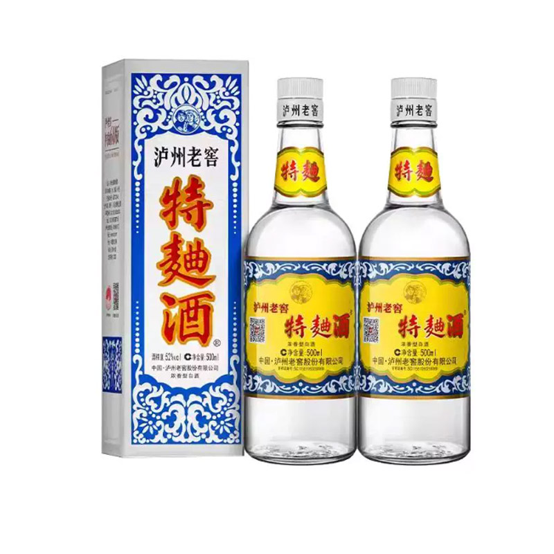 泸州老窖60版特曲52度500ml*2浓香型白酒两瓶套装