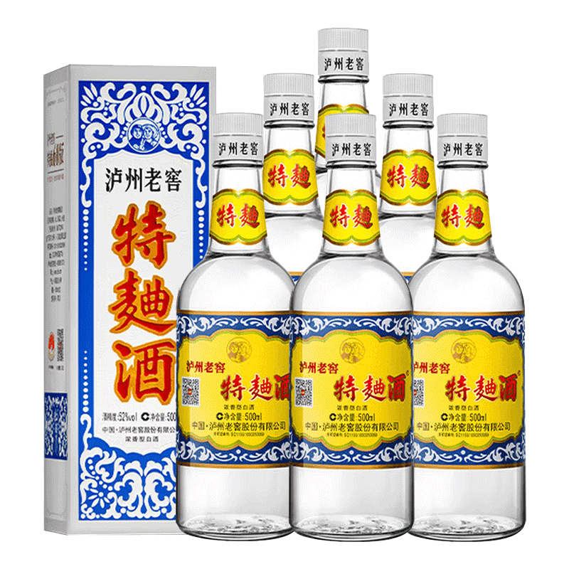 泸州老窖(60)版特曲52度500ml*6瓶整箱装浓香型白酒宴请送礼推荐