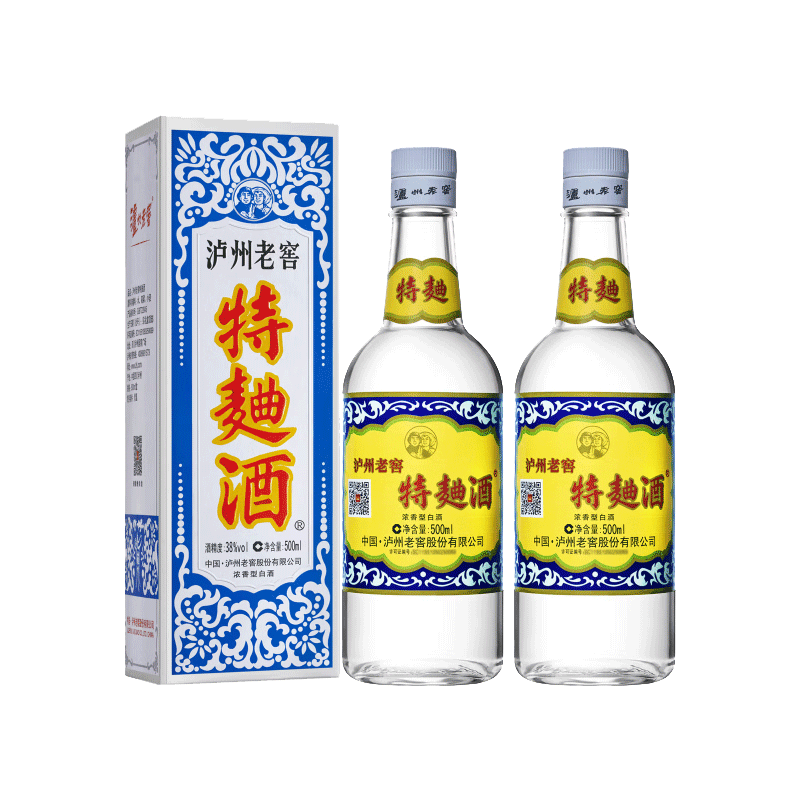 泸州老窖(60)版特曲38度500ml*2浓香型白酒宴请送礼推荐