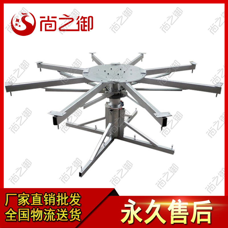 酒店电动转盘餐桌大圆桌转盘底座自动旋转器支架机芯调速展示台