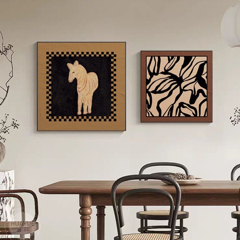 中古风客厅沙发背景墙装饰画法式复古卧室挂画抽象壁画,家居饰品,现代装饰画,淘宝优惠券,粉丝福利购,淘宝优惠卷