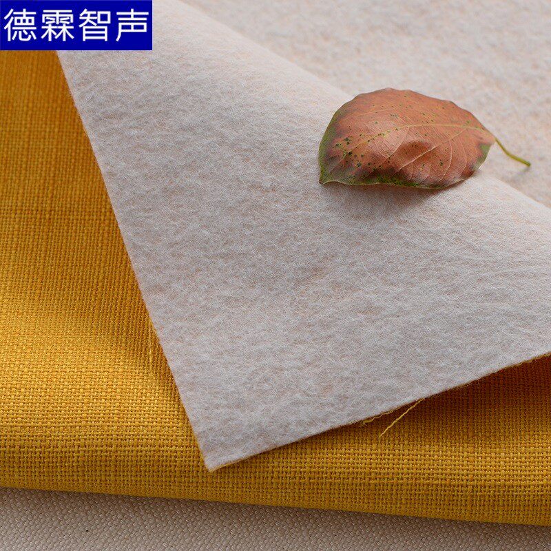 软包布背景墙亚麻布料录音棚吸音布透声布影院硬包扪布