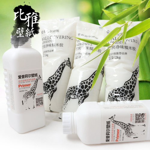 比雅壁辅料胶粉墙布基膜粘墙胶胶水胶糯胶墙