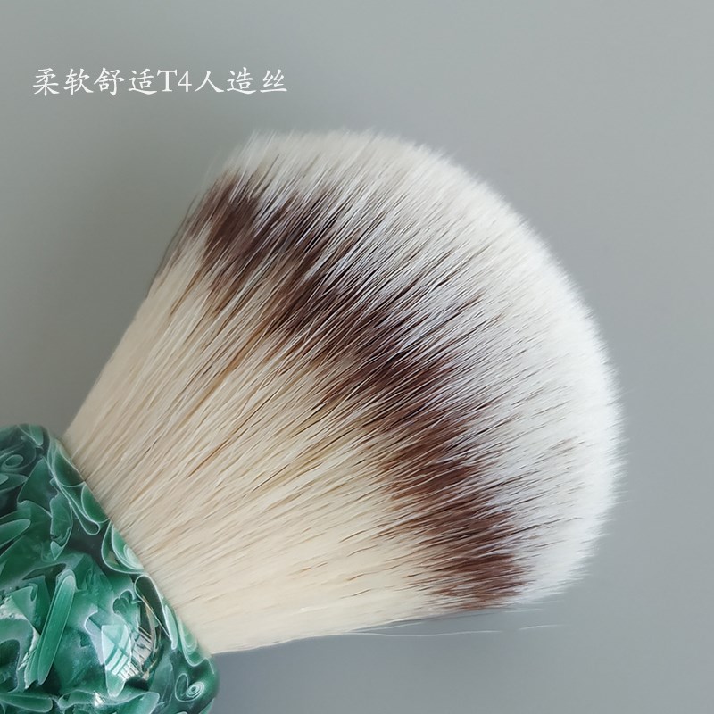 帝诗男士剃须刷T柔软人造丝剃须刷大规格胡刷剃须皂泡沫刷
