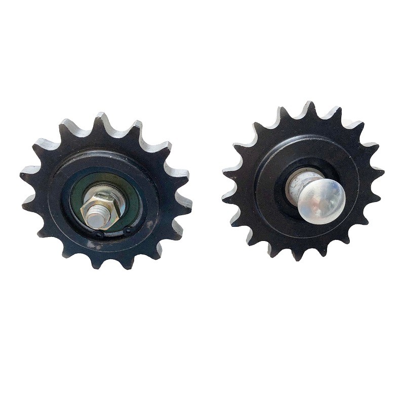 小麦玉米收割机压链轮5分6分10A12A链条单排压链轮涨紧轮轴承链轮