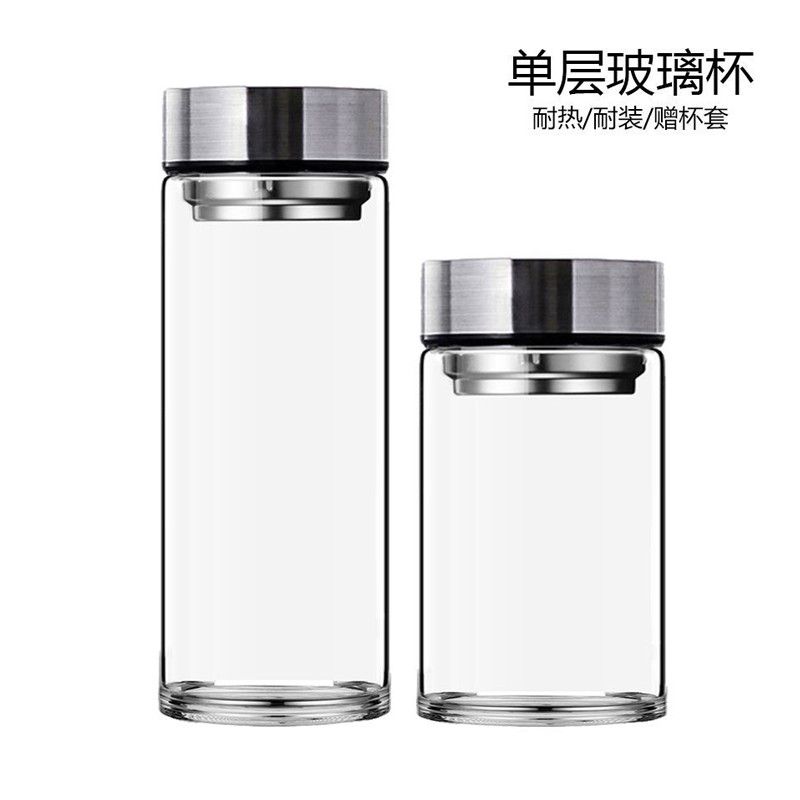 单层大容量玻璃杯家用加厚透明