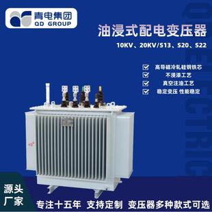 S22 厂家直供油浸式 电力变压器级全密封变10KV 20KVS13 S20