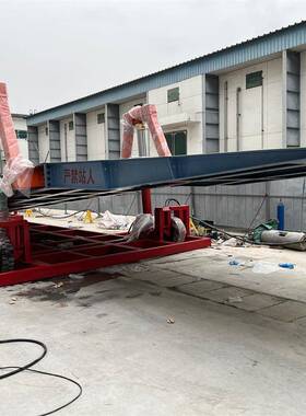 集装箱翻转卸车机重型货车液压翻板卸车平台侧翻液压式遥控操作