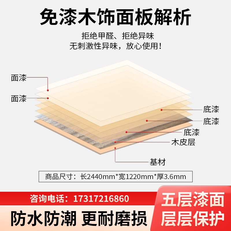 木饰面板免漆定制KD科定uv烤漆肤感胡桃实木皮酒店涂装吊顶护墙板