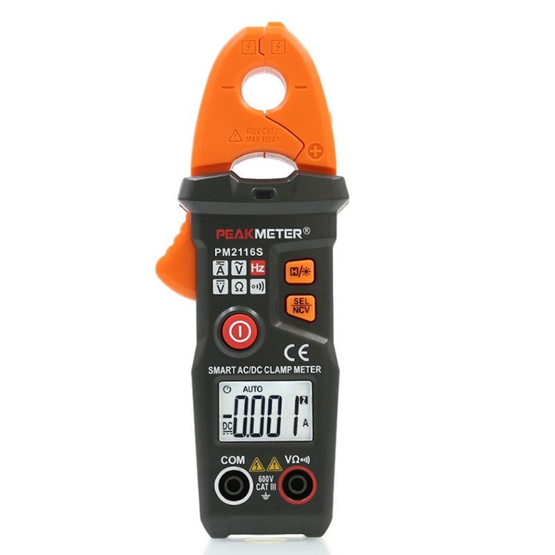 华谊PM2116S高精度数字钳形万用表电流表全自动智能交直直流钳表
