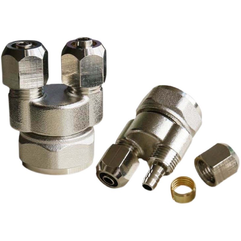 水暖分水器接头10毛细管接头水暖毯水暖炕接头