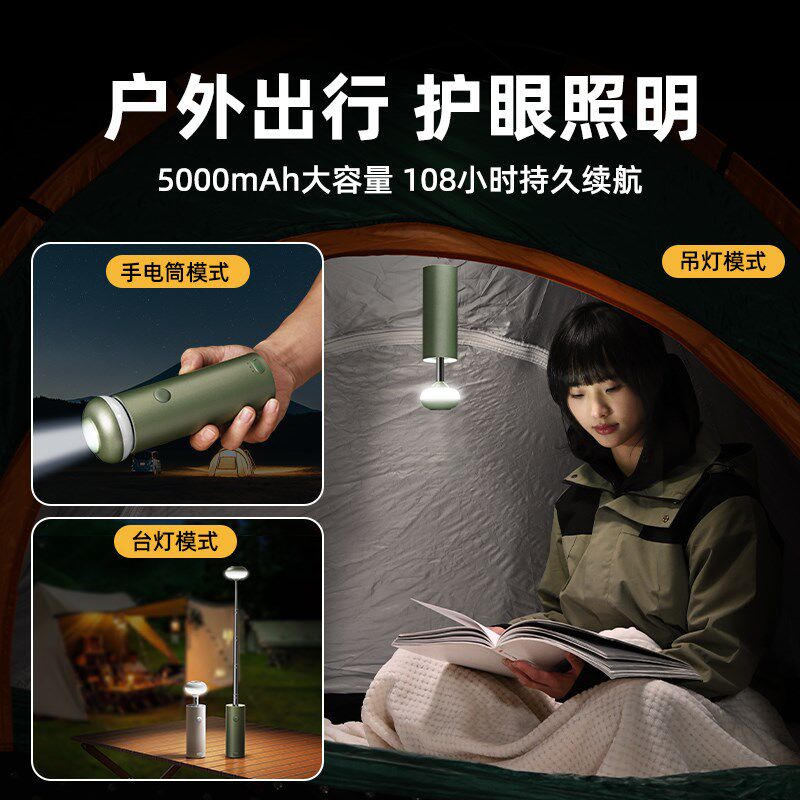 迷你磁吸小台灯学习阅读宿舍学生充电护眼酷毙灯超长续航