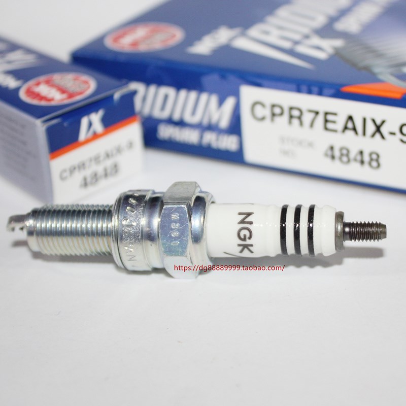 NGK铱金火花塞CPR7EIX-9适用优悦110熹鲨LED N1L烈行DL0