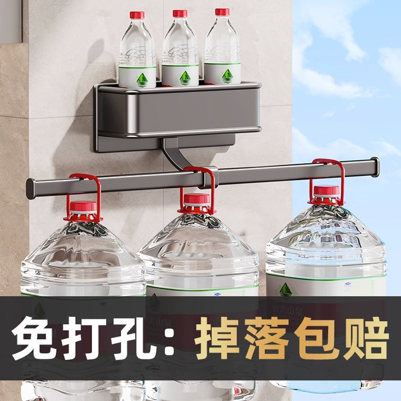 免打孔壁挂式晾衣架室内卧室衣架家用单杆式阳台晒衣架挂衣架