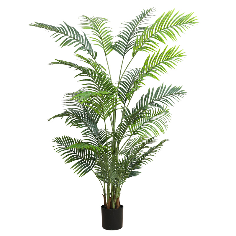 大型仿真绿植刺葵椰子树仿生植物散尾葵盆栽橱窗室内客厅造景假树