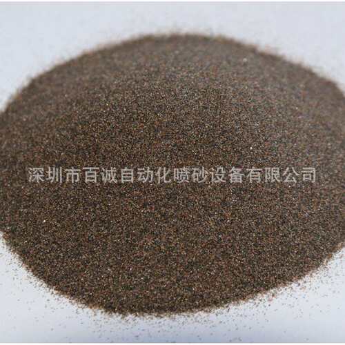 深圳百诚厂家各类喷砂用磨料 棕刚玉 白刚玉 玻璃珠直销全国