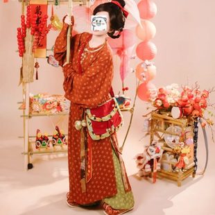 古风场景布置2025新中式 民俗宋朝集市卖货郎背篓环创展览出街巡游