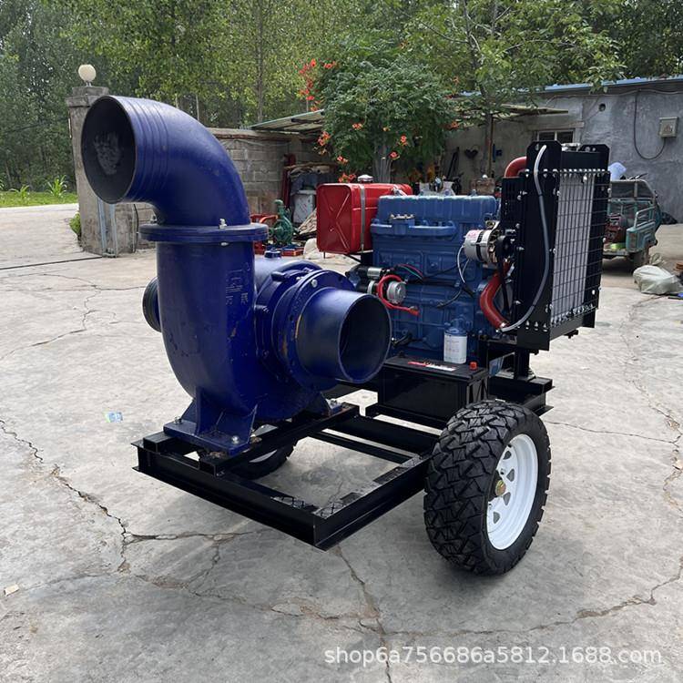 抗旱排涝用抽水机应急防汛混流泵移动式自吸泵车柴油高压泵