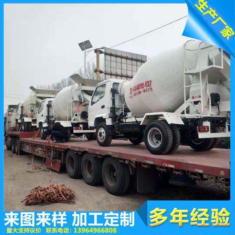 东风底盘农用搅拌车小型混凝土搅拌车3.5方4方四不像水泥罐车