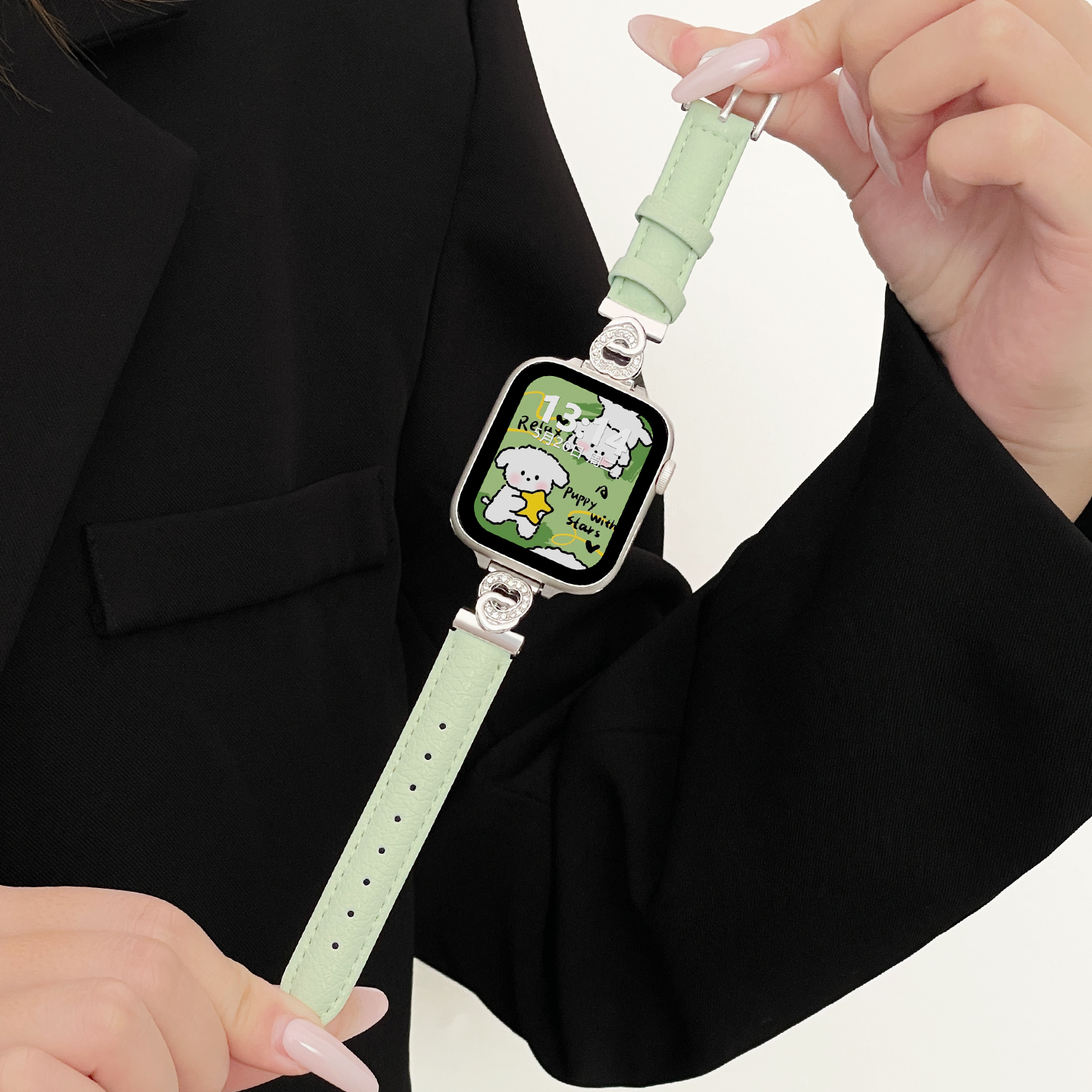 连遇小米pro海洋之心皮质表带