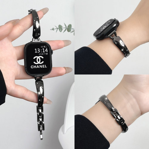 连遇华为fit5金属月牙镶钻手表带