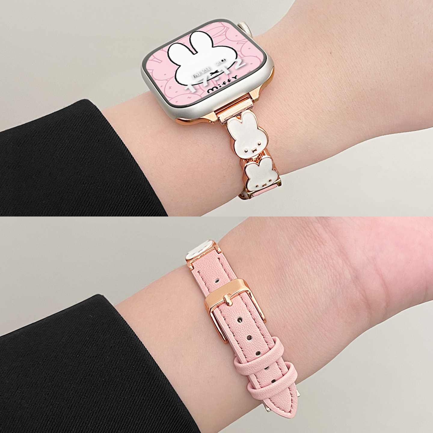 连遇小米pro红米米菲兔皮质表带