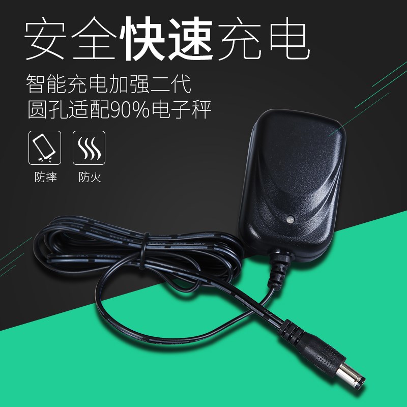 电子秤电池4伏4v4ah/20hr蓄电瓶充电器6v电子秤台秤桌面秤通用