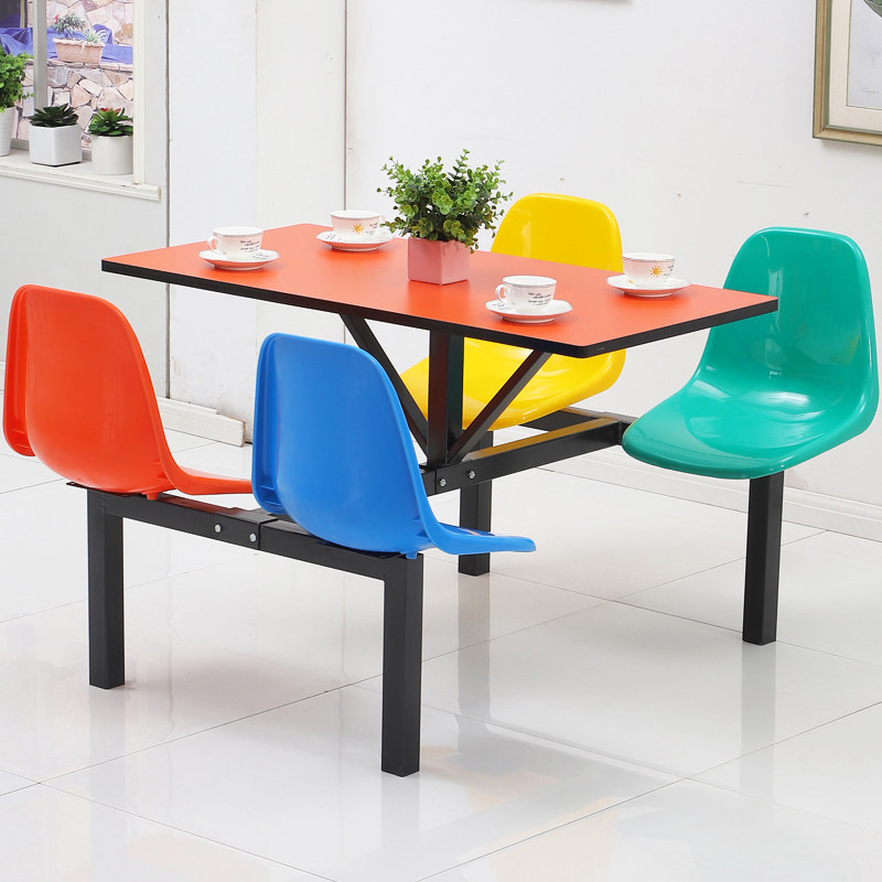 学校学生员工饭堂桌椅人人四人位连体食堂餐桌椅,住宅家具,不锈钢/PVC餐桌,淘宝优惠券,粉丝福利购,淘宝优惠卷