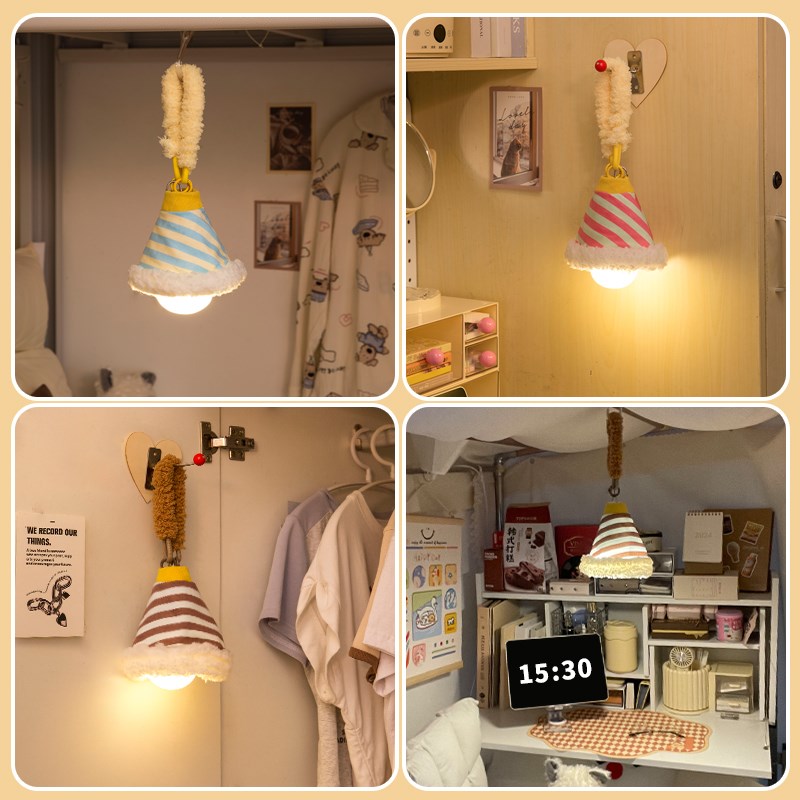 多巴胺小夜灯宿舍床上好物悬挂式氛围感壁挂台灯上铺用床头灯吊灯