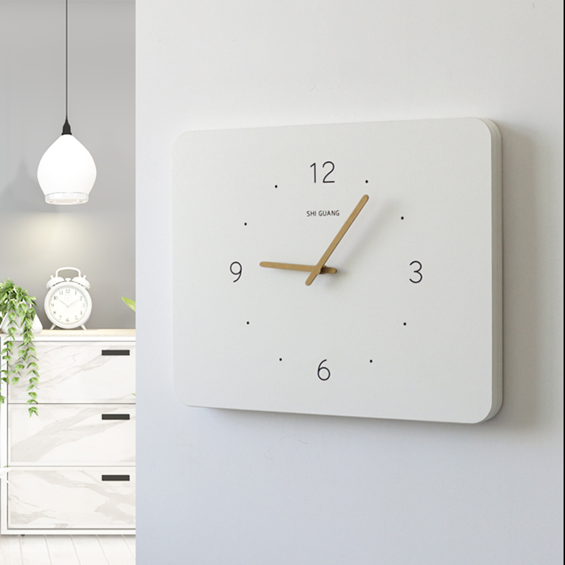 电表箱装饰画带钟表竖款挂钟空箱电闸配电箱遮挡时钟免打孔