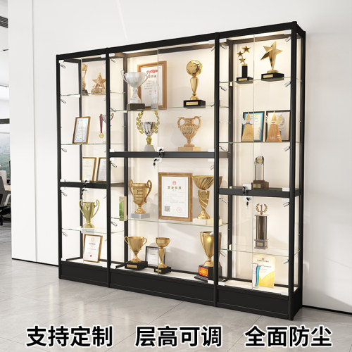 公司荣誉柜办公室奖杯奖牌展示柜柜荣誉墙展架样品柜