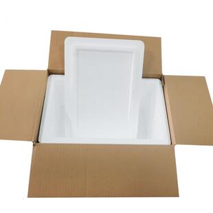 邮政号泡沫箱纸箱配泡沫保温保鲜鸡肉羊肉食品快递