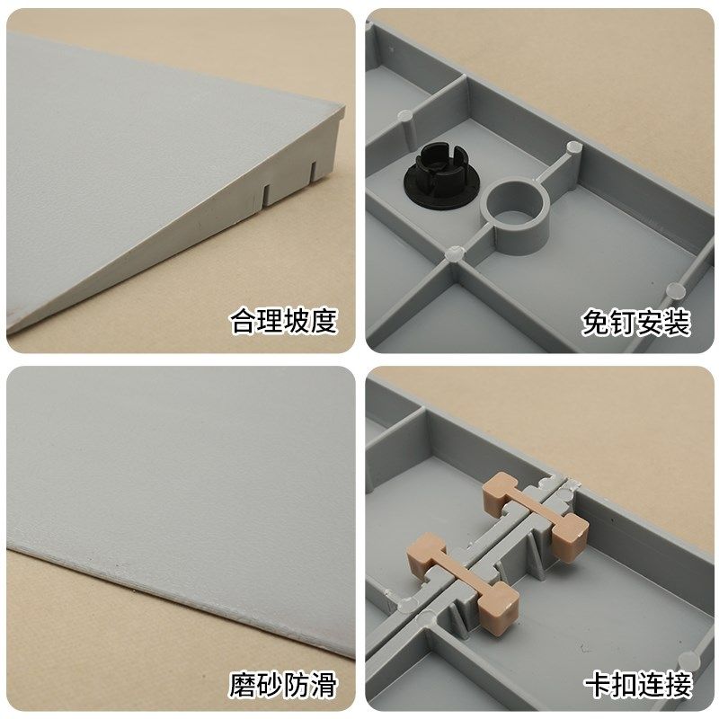 锈扫地机器人爬坡垫定制阳台推拉门斜坡垫上坡垫斜坡条过门槛