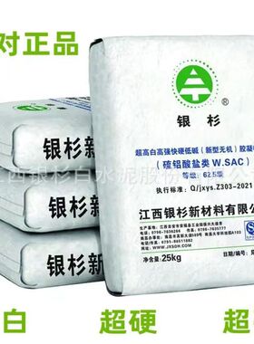 高标525白水泥防水防霉瓷砖填缝堵洞补墙地漏速干家用白色水泥胶