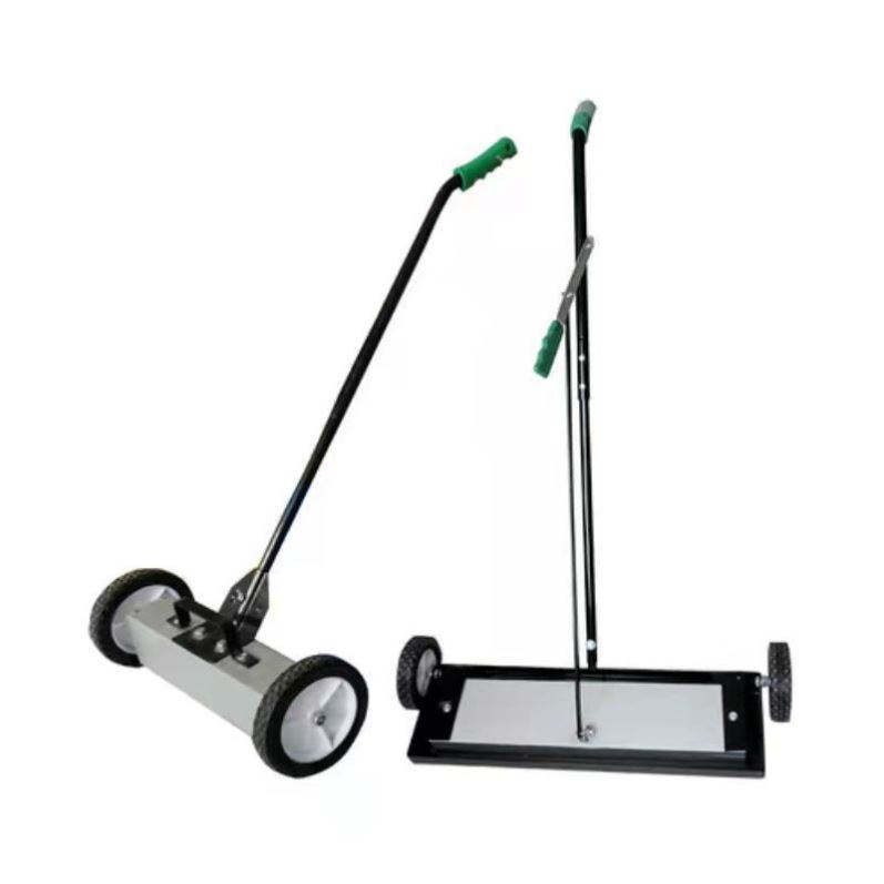 捡拾碎铁手推扫把推车铁粉车间除铁器磁性扫车自卸地面磁铁工具