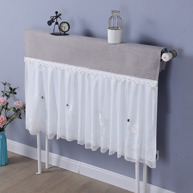 暖气遮挡暖气防熏黑家用布艺老式暖气防尘罩装饰罩