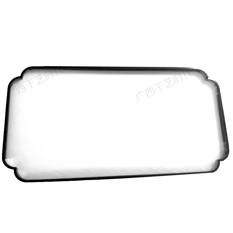 定制异形四角圆弧形铝合金画框仿古圆角金属相框外凸角四边形框架