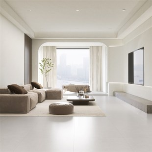 罗浮威尔柔光天鹅绒微水泥瓷砖卧室客厅防污防滑耐磨地砖