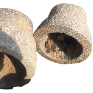 青石老门枕石门转窝子柱墩石老门墩农村老石材盆石槽底座砌墙石