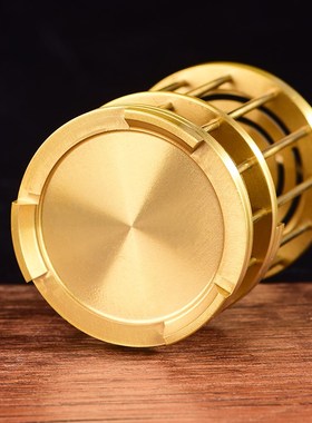 黄铜蝈蝈笼子精品铜小型鸟笼子挂钩宠物蟋蟀鸣虫笼子铜摆件