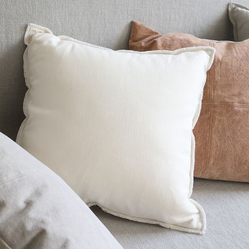 弋采野奢中古侘寂风沙发床棉麻腰枕方抱枕靠垫靠包靠背枕头